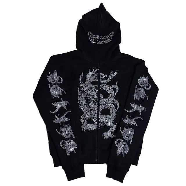 OVRWN Zip-Up Vamp Hoodie